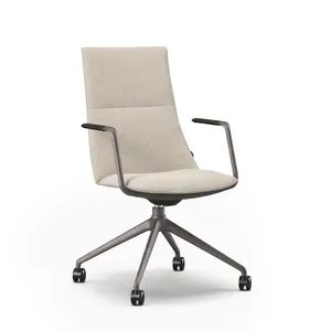 Fjell 4 star base with castors medium back with armrests 3 kopi