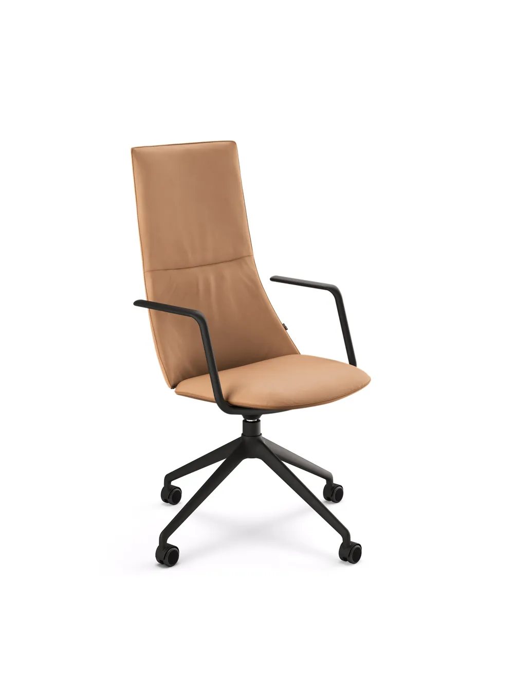 Fjell 4 star base castors armrests high back