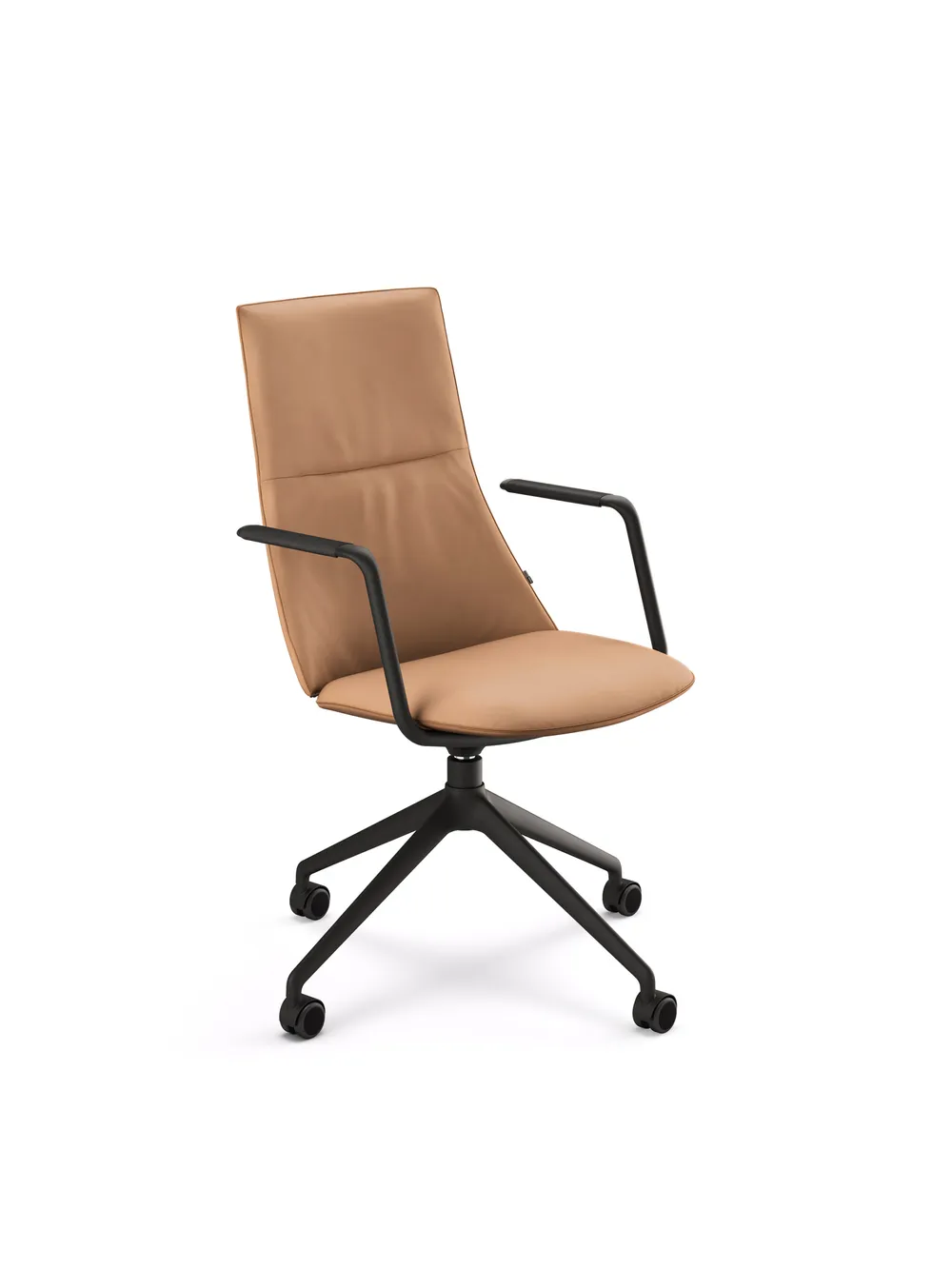 Fjell 4 star base castors medium back armrests