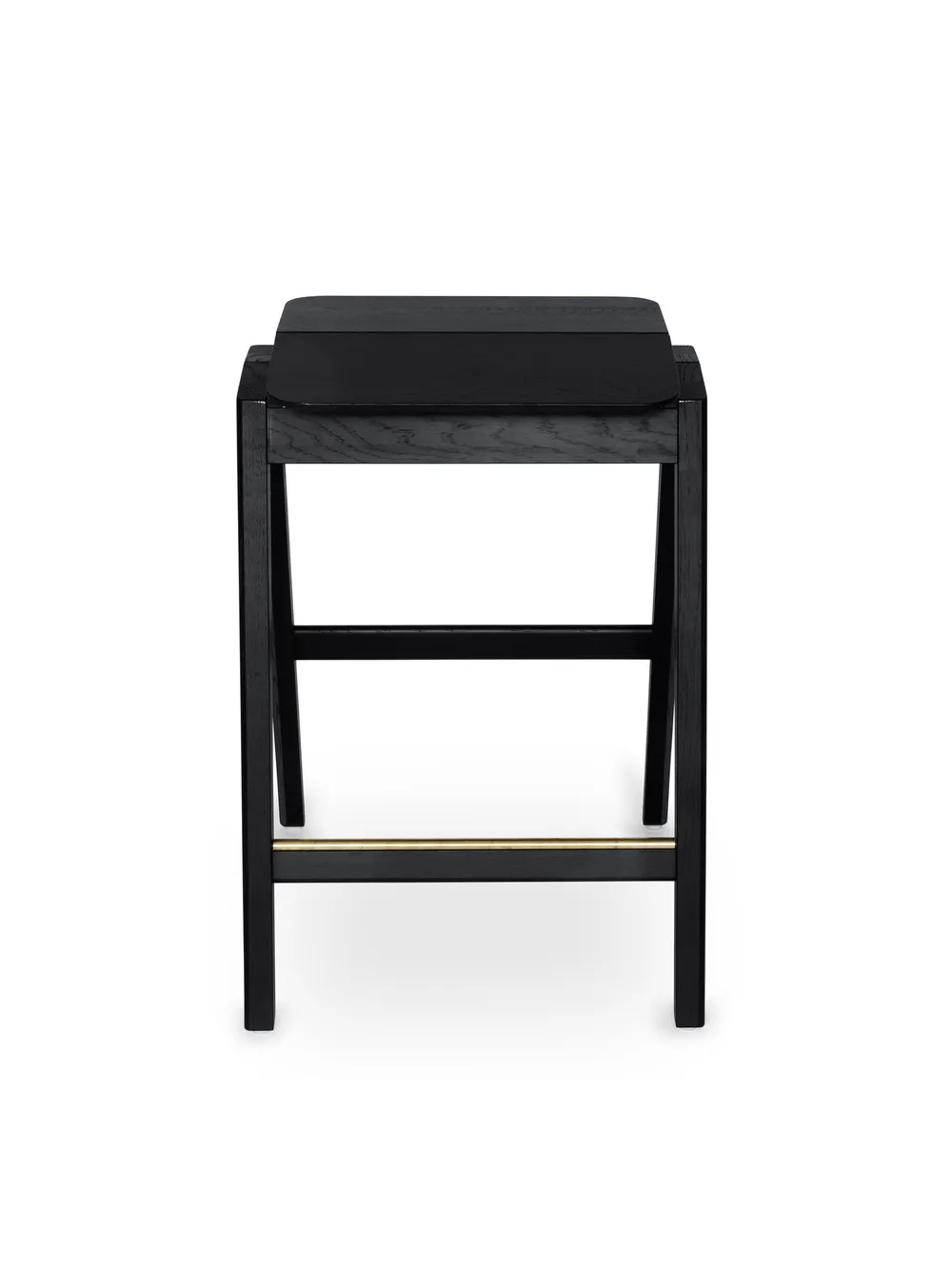 Knekk barstool blackstained front