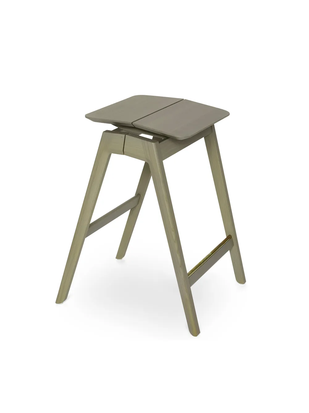 Knekk barstool blended green