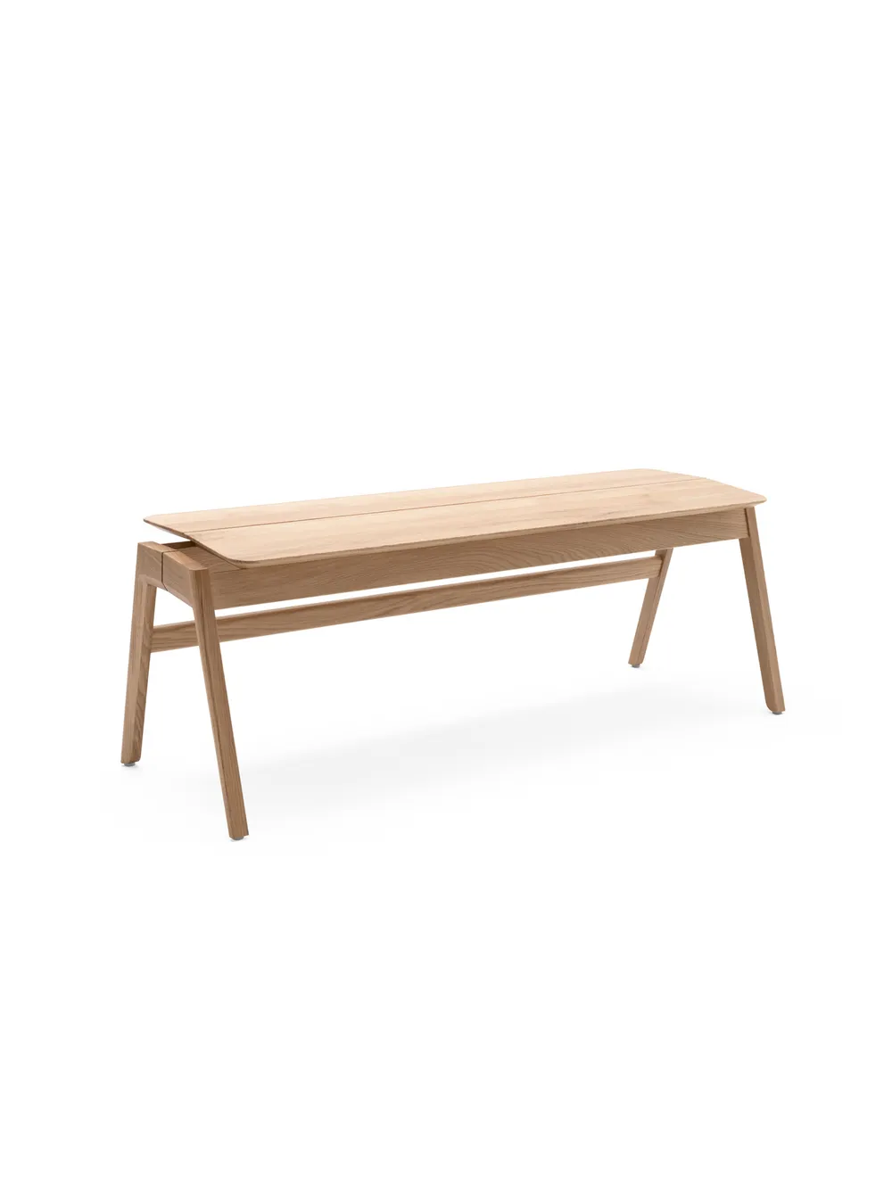 Knekk bench natural oak