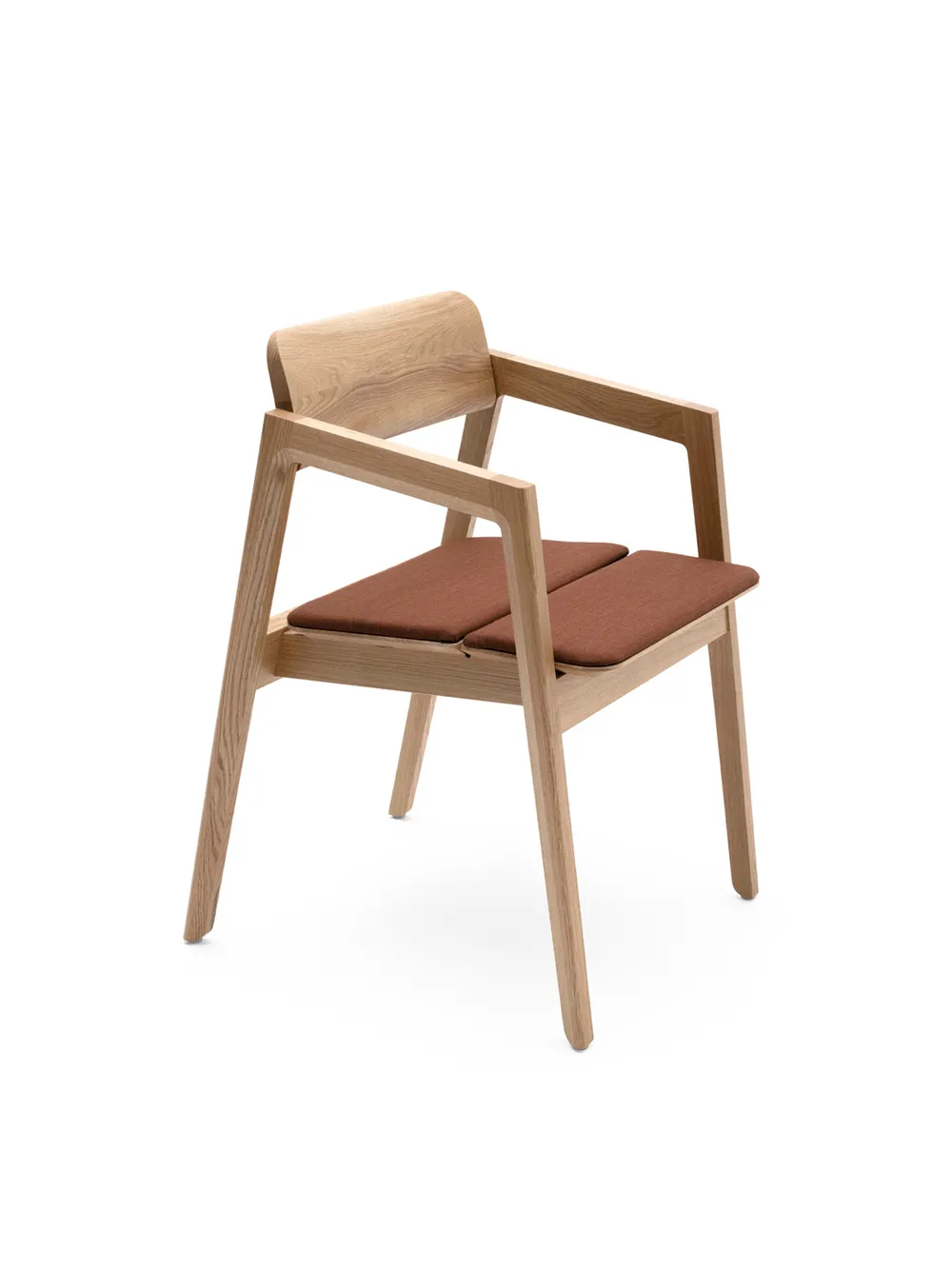 Knekk armchair seat cushion natural oak