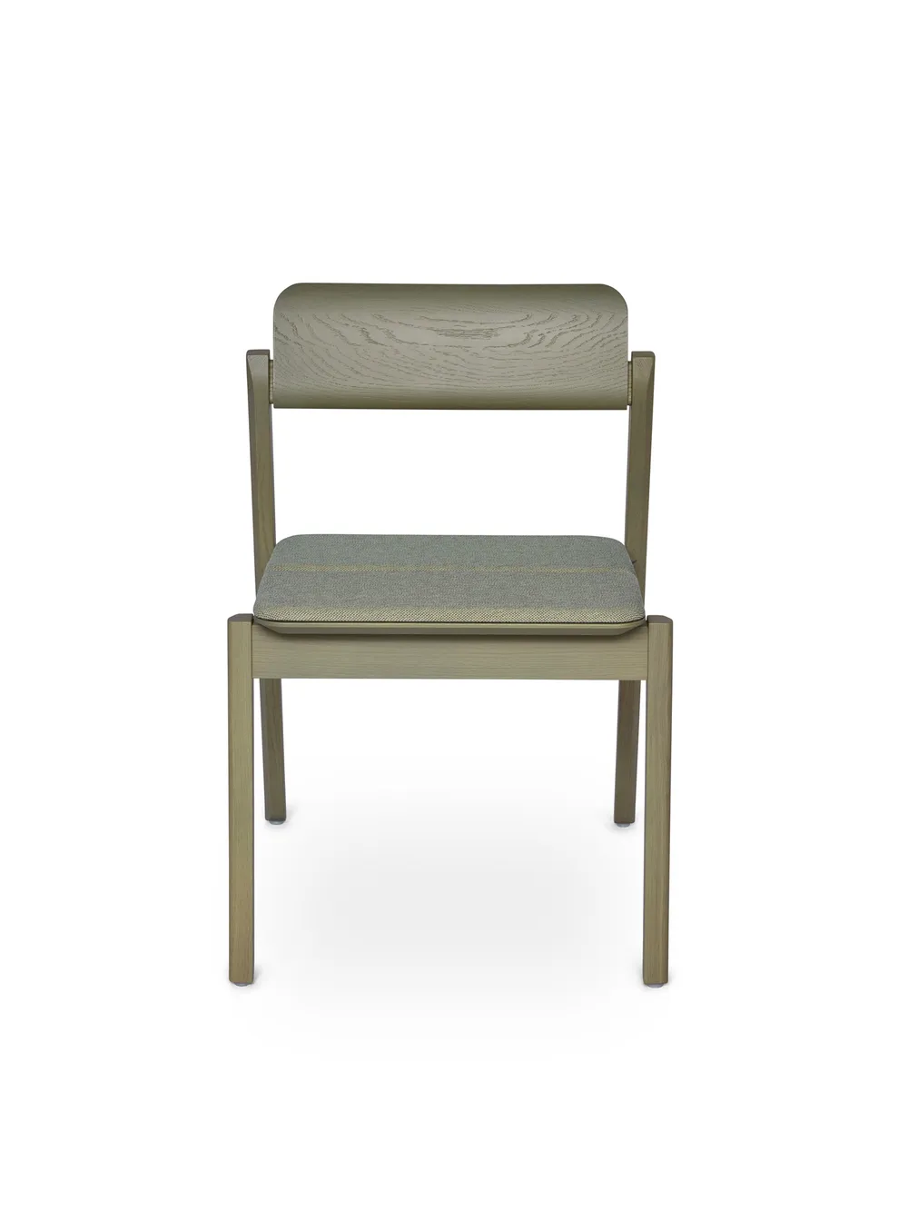 Knekk chair seat cushion blended green front