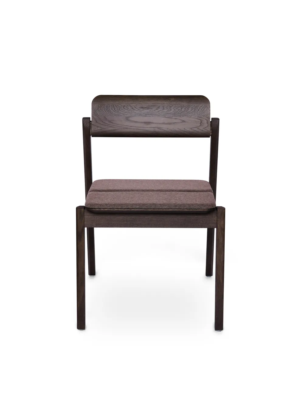 Knekk chair seat cushion dark brown front