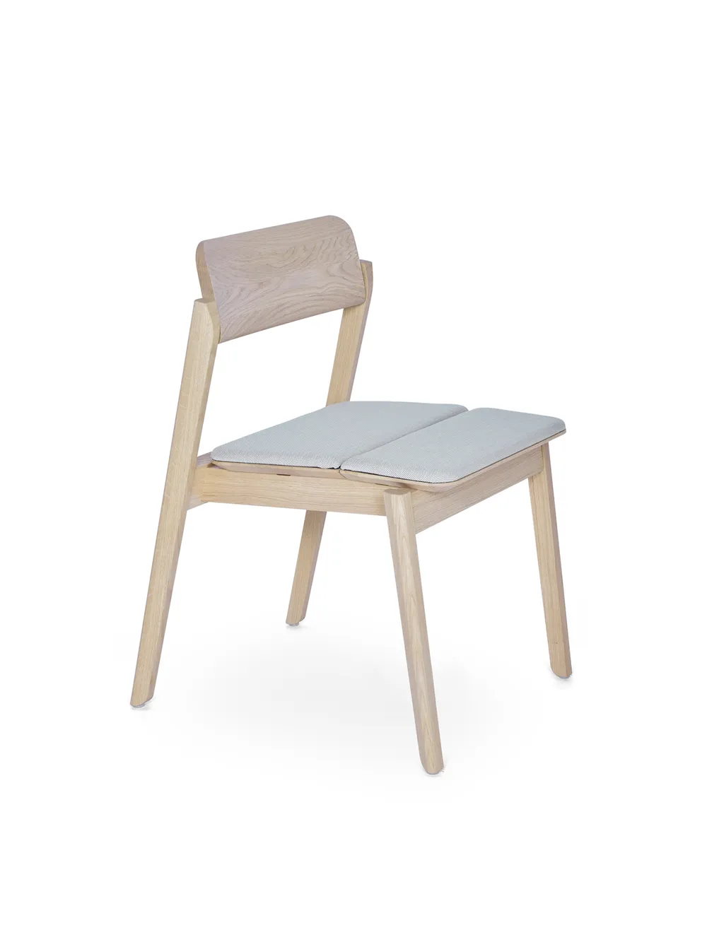 Knekk chair seat cushion whitewashed