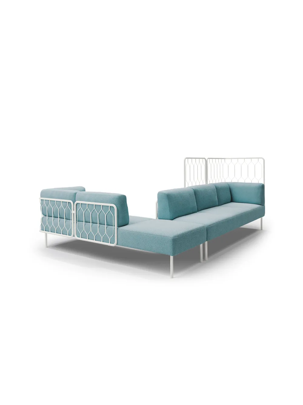 Kove 6 seater high corner