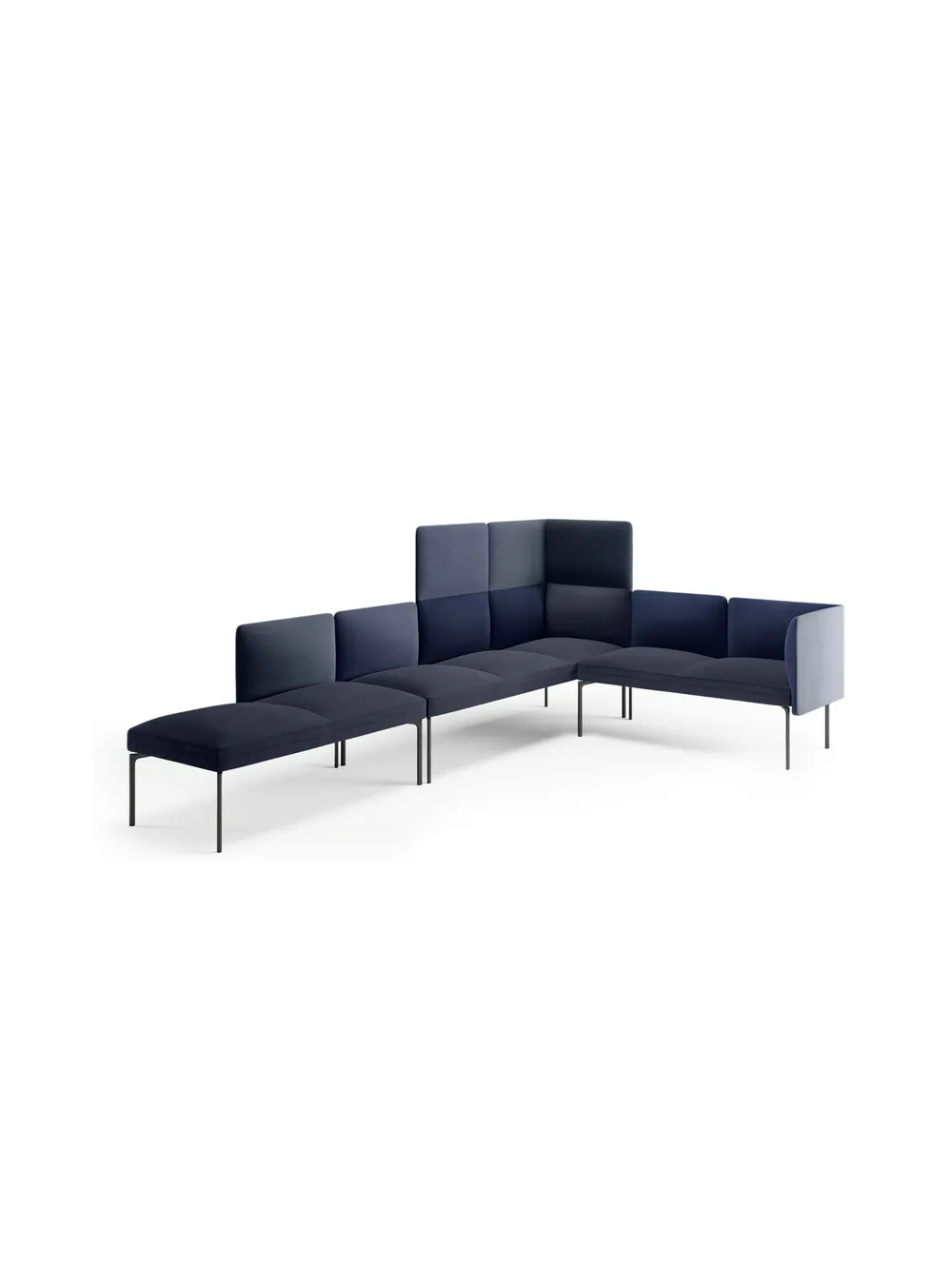 Senso frame 8 seater high corner